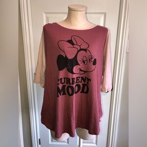 3/$40 Disney Minnie Mouse “Current Mood” t-shirt